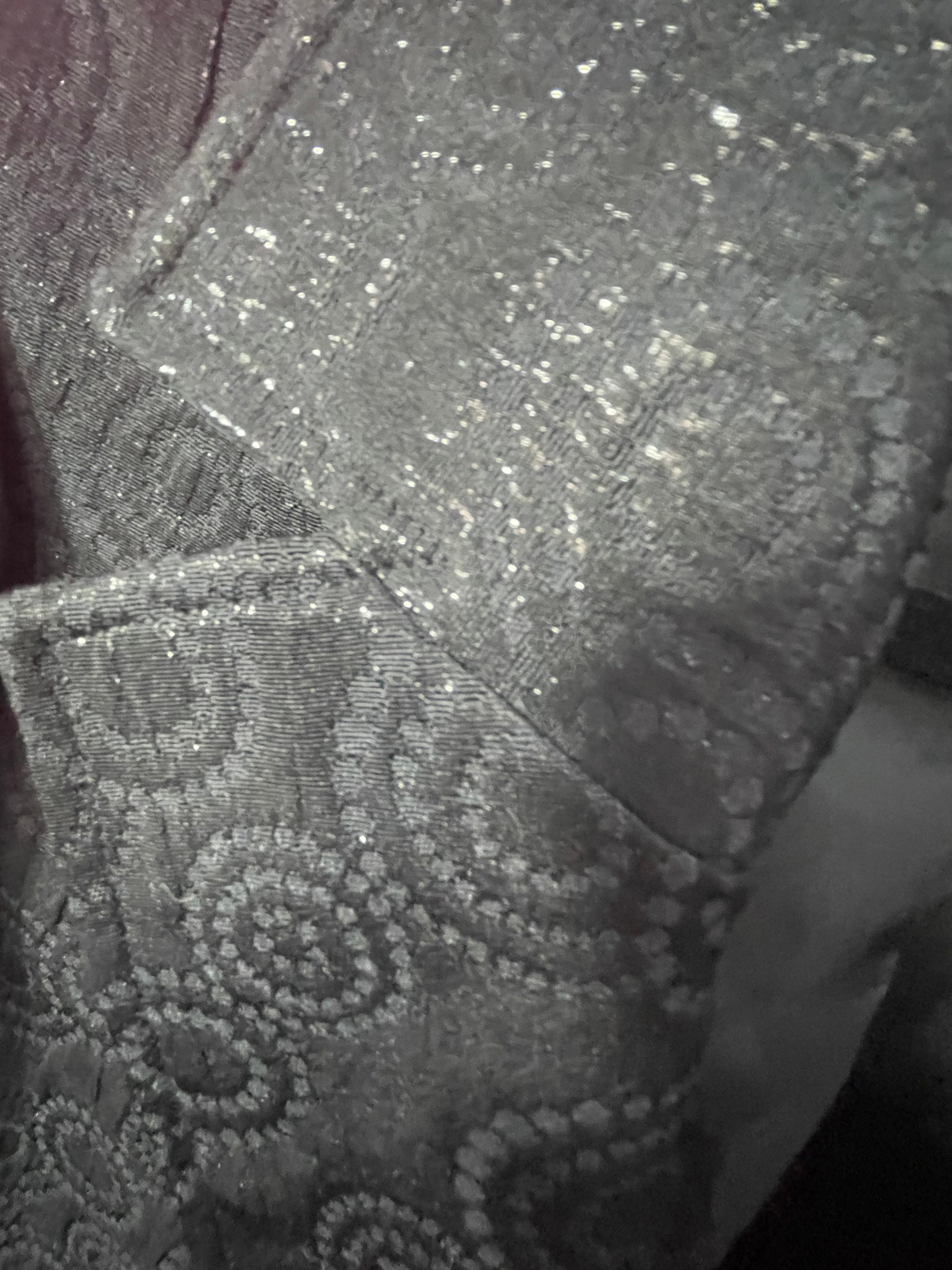 Definitions Black Lurex Circles Blazer Size 14