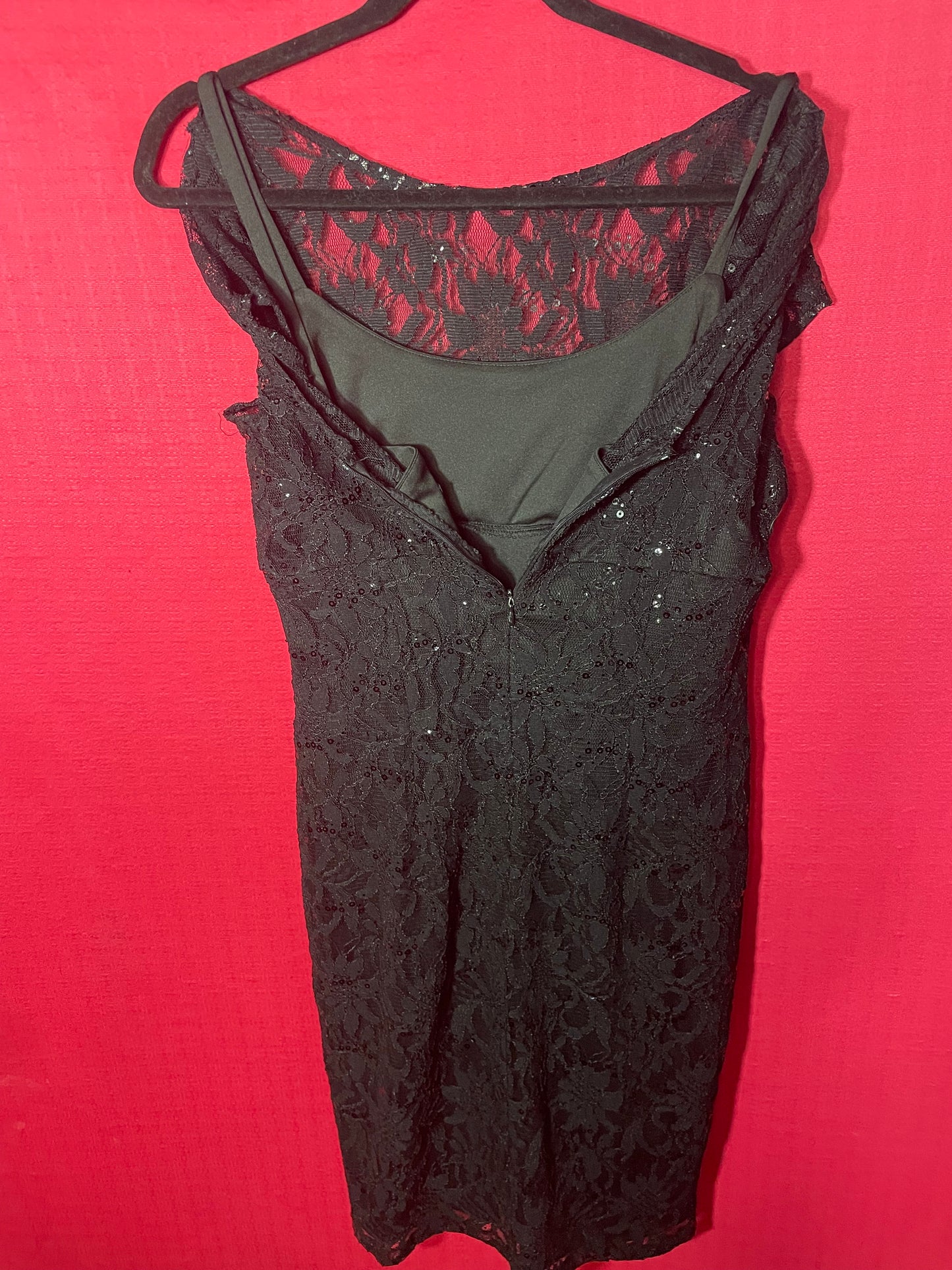 Size 8/10 Scarlet Lace sequin little black Dress