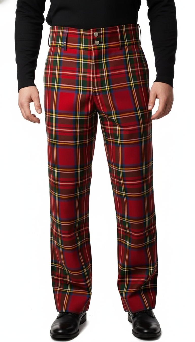 Men's/unisex Scottish Tartan Trews size M by the Tartan Weaving Mill Edingburgh