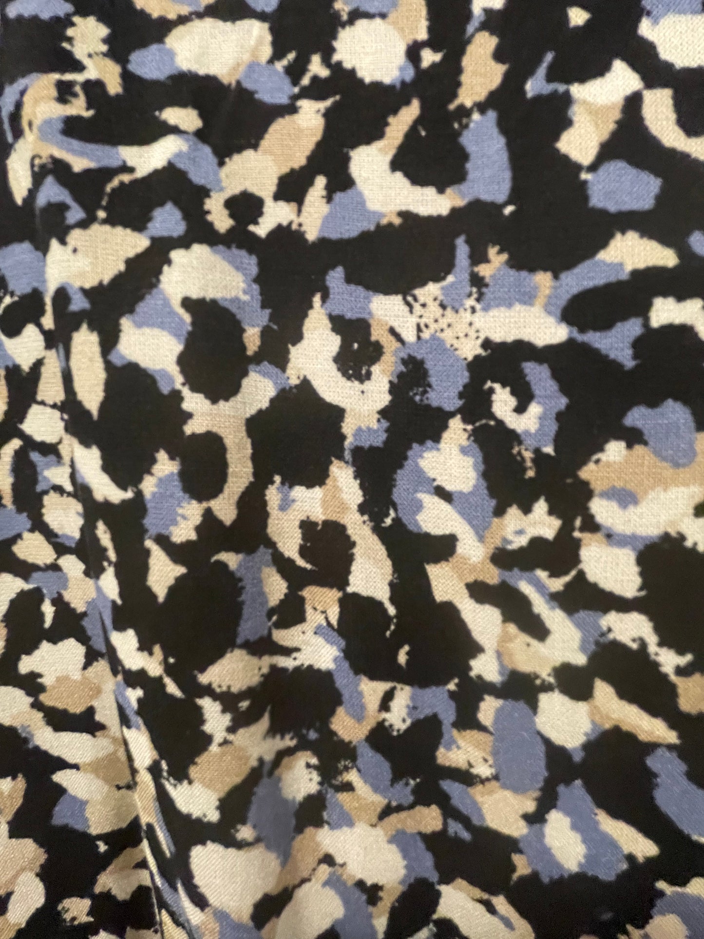 Size 14 abstract blue dots Dress